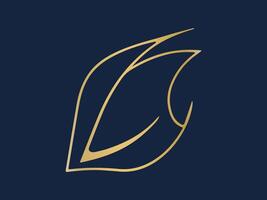 modern minimalistisch Luxus Logo Design vektor