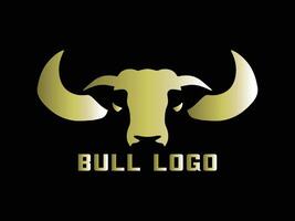 bull logotyp design vektor mall