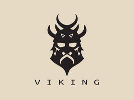 Wikinger Logo Design Symbol Symbol Vektor Illustration