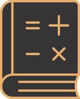 matematik bok vektor ikon