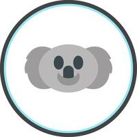 Koala eben Kreis Symbol vektor