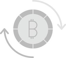 bitcoin utbyta vektor ikon