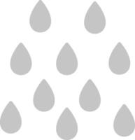regn vektor ikon