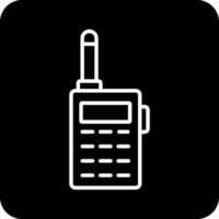 Walkie-Talkie-Vektorsymbol vektor