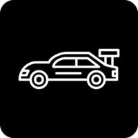 Rennen Auto Vektor Symbol