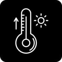 Thermometer-Vektor-Symbol vektor