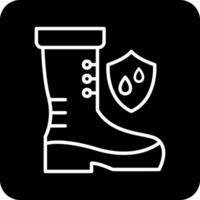 wasserdicht Schuhe Vektor Symbol