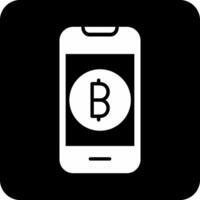 online Bitcoin Zahlung Vektor Symbol