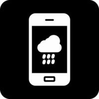 Wetter-App-Vektorsymbol vektor