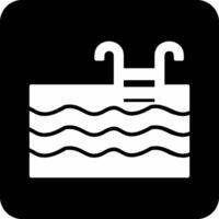 Schwimmbad-Vektor-Symbol vektor