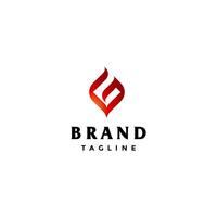 Initiale Brief G Flamme Logo Design. einfach feurig Brief G Logo Design. vektor