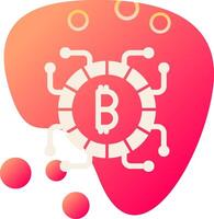 Bitcoin-Vektorsymbol vektor