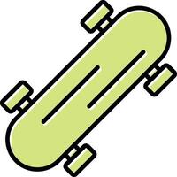 Skateboard-Vektor-Symbol vektor