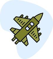 militär flygplan vektor ikon