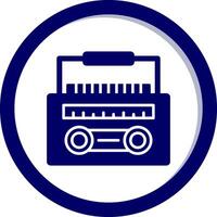 Radio Kassette Vektor Symbol