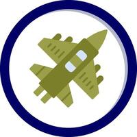 militär flygplan vektor ikon
