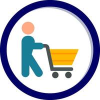 Shopping-Vektor-Symbol vektor