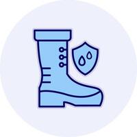 wasserdicht Schuhe Vektor Symbol