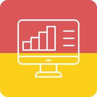 Vektorsymbol für die Datenanalyse vektor