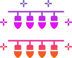 Beleuchtung Glyphe Gradient Symbol vektor