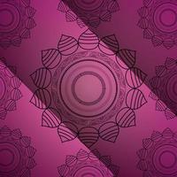 Mandala Hintergrund dekoratives Motiv floral vektor