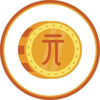 Neu Taiwan Dollar eben Kreis uni Symbol vektor