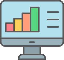 Vektorsymbol für die Datenanalyse vektor