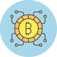 Bitcoin-Vektorsymbol vektor