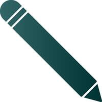 Stift-Glyphen-Verlaufssymbol vektor