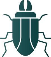 Käfer Glyphe Gradient Symbol vektor