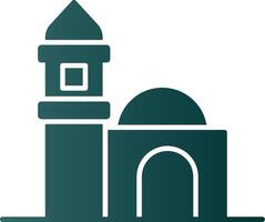 Symbol für den Gradienten der Moschee-Glyphe vektor