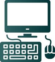 Computing Glyphe Gradient Symbol vektor