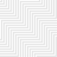 Zickzack- parallel geometrisch diagonal Weiß Muster mit Schatten Vektor