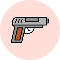 Symbol für Pistolenvektor vektor