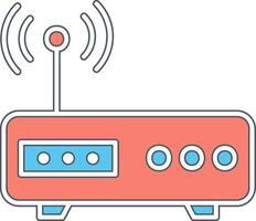 Modem-Vektor-Symbol vektor