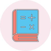 Mathe-Buch-Vektor-Symbol vektor