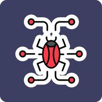 Digital Virus Vektor Symbol