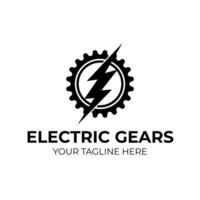 elektrisch und Ausrüstung Ingenieurwesen Logo vektor