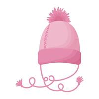 vinter- barn stickat hatt vektor