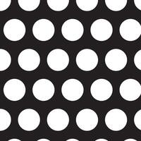 abstrakt stor vit Färg polka punkt mönster på svart bakgrund vektor