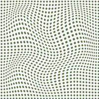 abstrakt avokado Färg små polka punkt vågig förvränga mönster vektor
