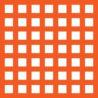 enkel abstrakt tomat orange Färg små fyrkant mönster på vit bakgrund vektor