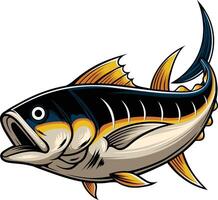 Vektor Illustration von Thunfisch Fisch