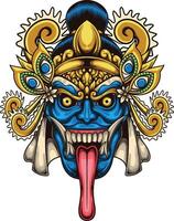 Vektor Illustration von balinesisch Maske