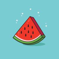 Vektor Illustration von Wassermelone Symbol von kostenlos Palästina