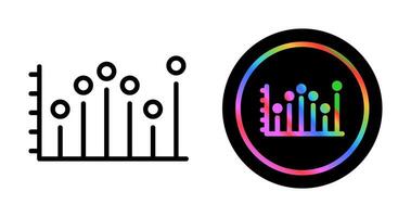 Statistik-Vektorsymbol vektor