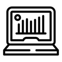 online Video Inhalt Graph Symbol Gliederung Vektor. Sozial Medien vektor