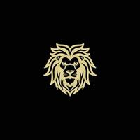 ai generiert Löwe Kopf Logo icon.premium König Tier unterzeichnen. Vektor Illustration.