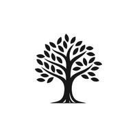 ai generiert abstrakt Baum Unternehmen Logo Vorlage vektor