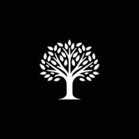 ai generiert abstrakt Baum von Leben Logo. organisch Natur Symbol. Baum Ast mit Blatt unterzeichnen. natürlich Pflanze Design Element Emblem. Vektor Illustration.
